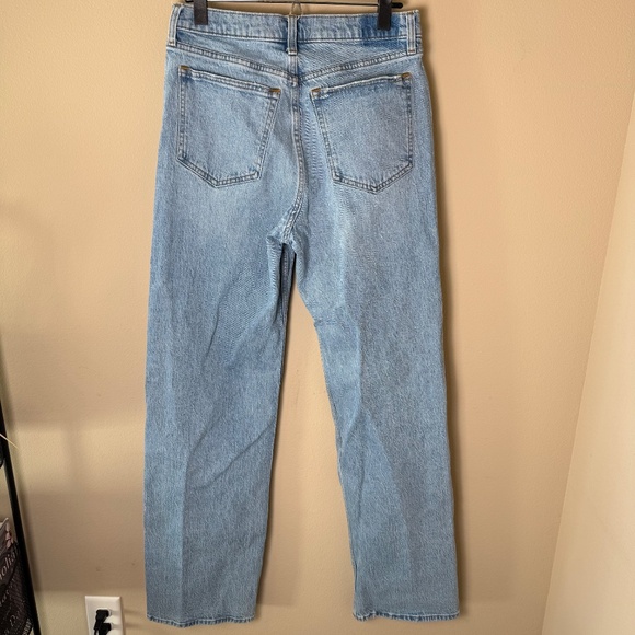 Abercrombie & Fitch The 90s Relaxed Jeans High Rise Womens 30 10 XL Light Wash - Picture 2 of 7